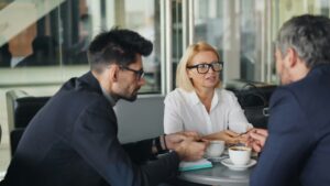 sales mentorship session